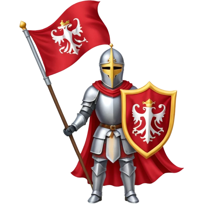 knight flag  emoji