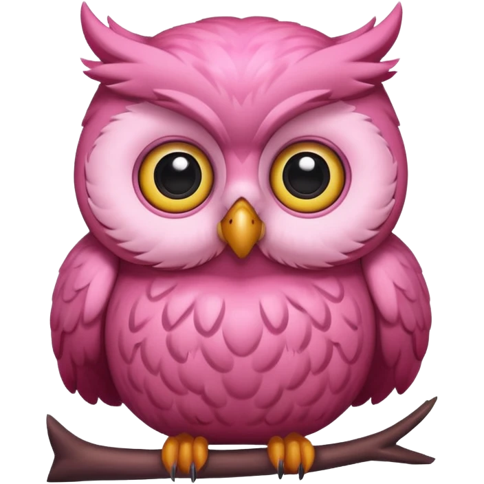 pink owl emoji