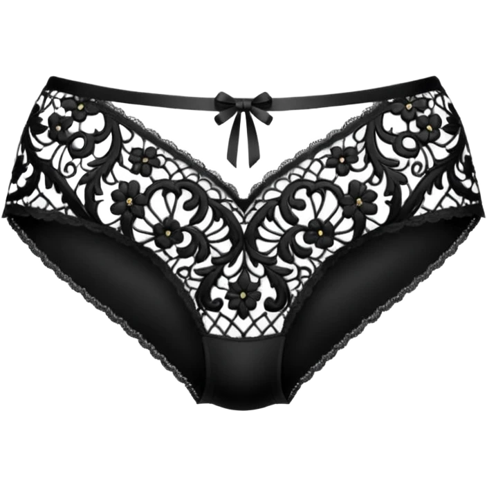 Black panties emoji