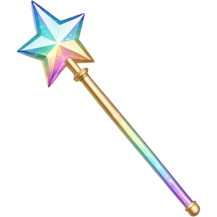 glitter magic wand emoji