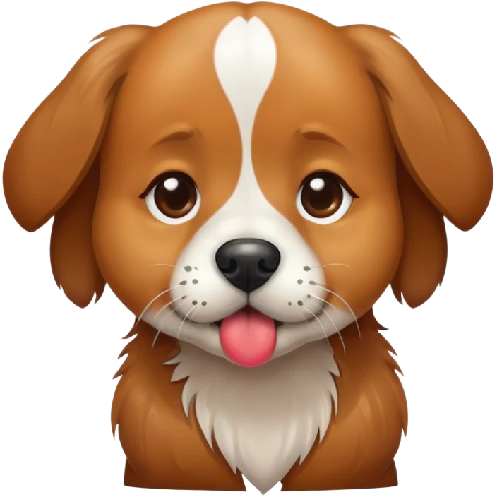 perro dando un beso  emoji