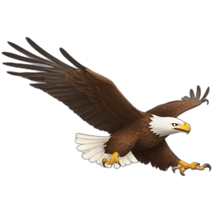 eagle flying emoji