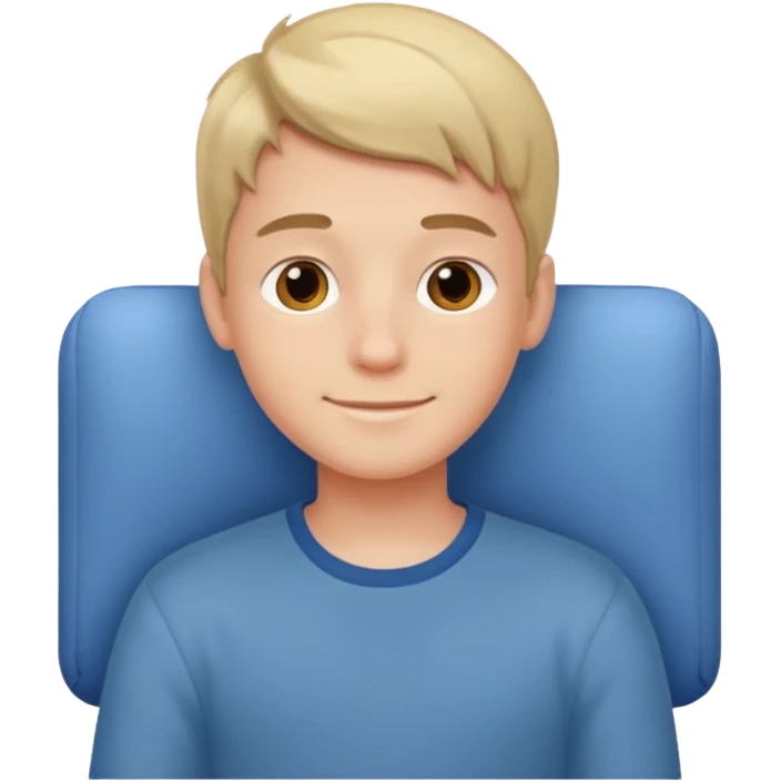 relax boy emoji