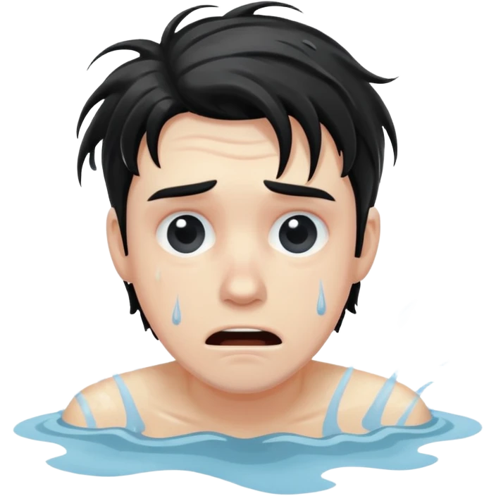 man drowning emoji