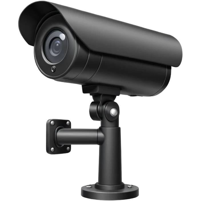 CCTV Camera looking up to the sky emoji
