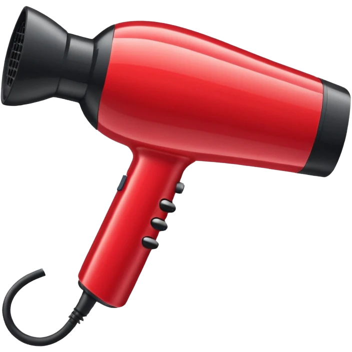 Hair dryer emoji