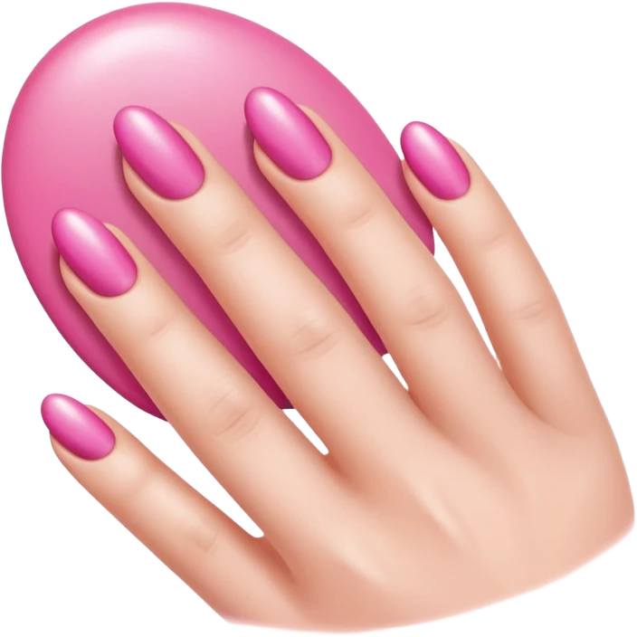 Pink manicure  emoji
