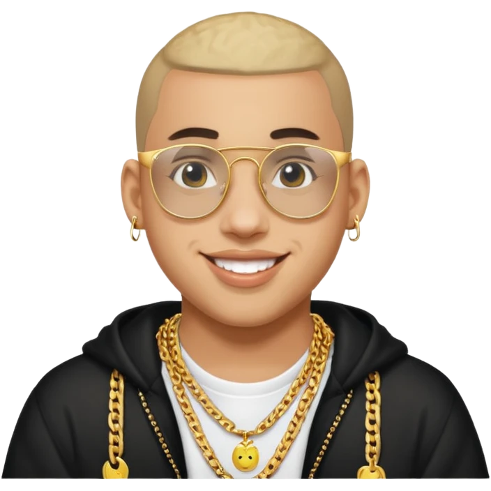 bad bunny rapper emoji