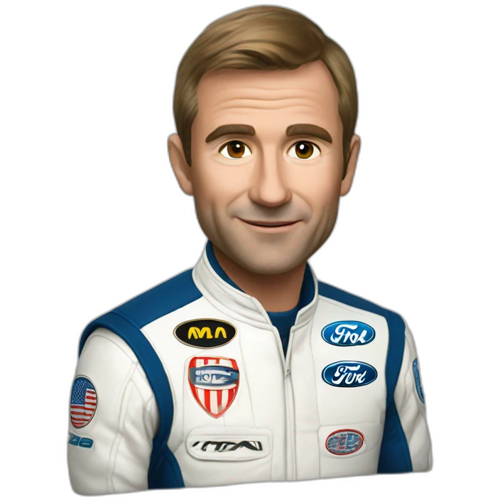 Un mec en ford gt40 emoji