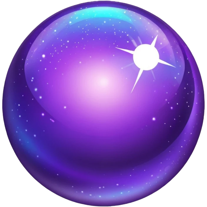 Fashion planet purple  emoji