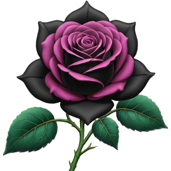 I need black rose emoji in small to send not picture  emoji