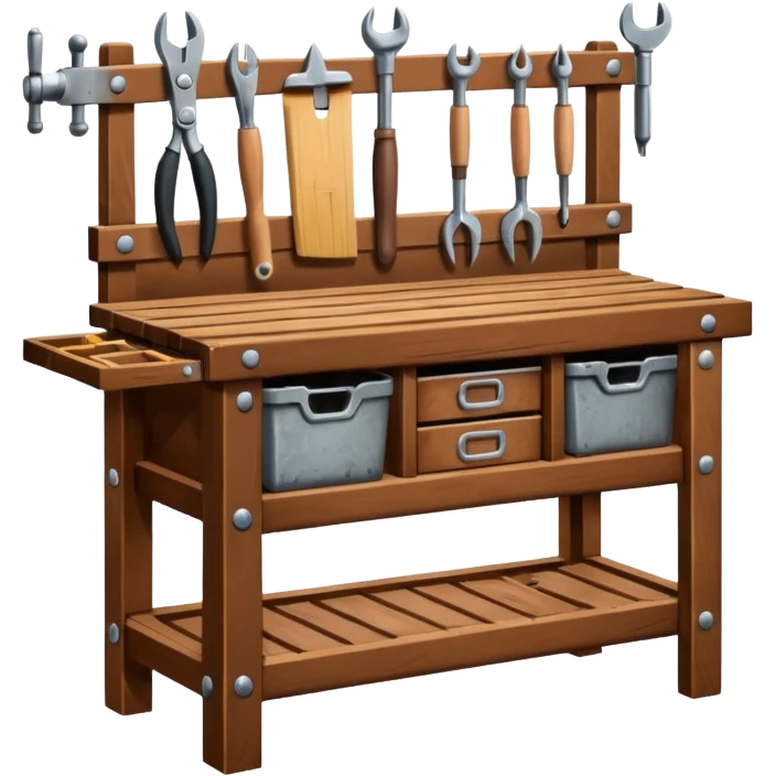 Wooden Tool Bench emoji