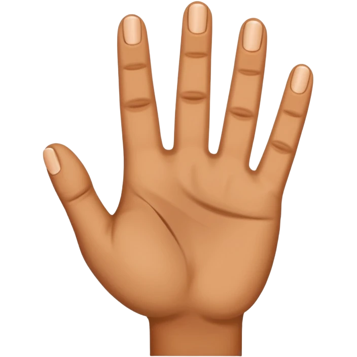mano 4 dedos emoji