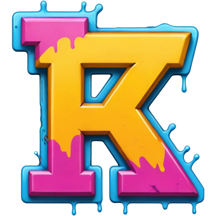 Граффити надпись: 72 emoji