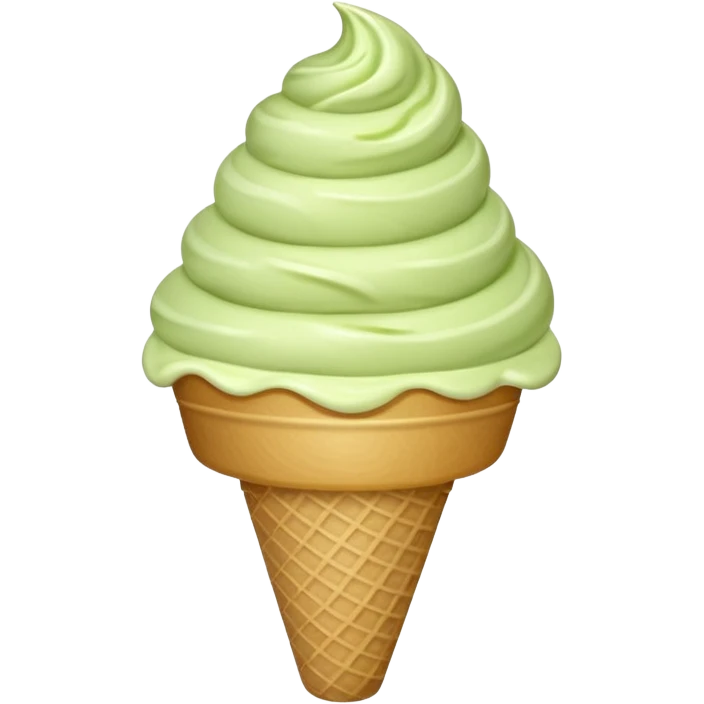 pistaccio ice cream emoji