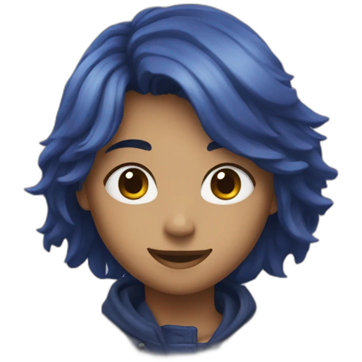A indigo heart emoji