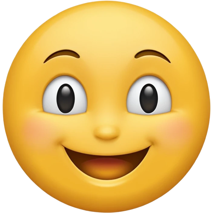 Happy face emoji