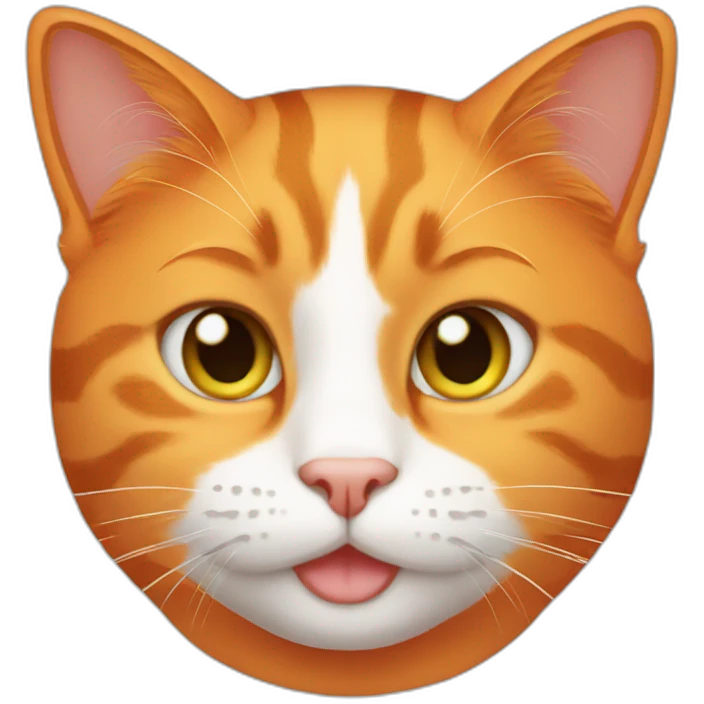 orange cat emoji