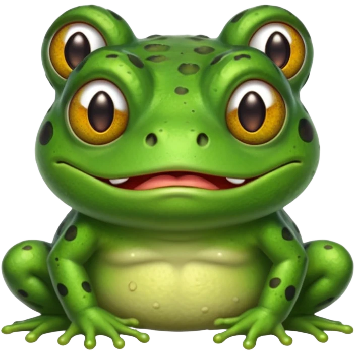 frog with troll face emoji
