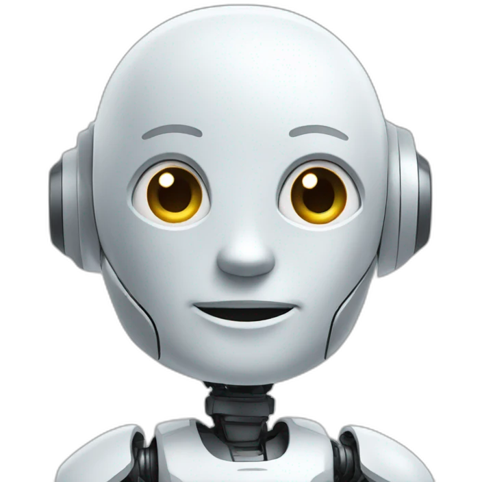 AI robot assistant emoji