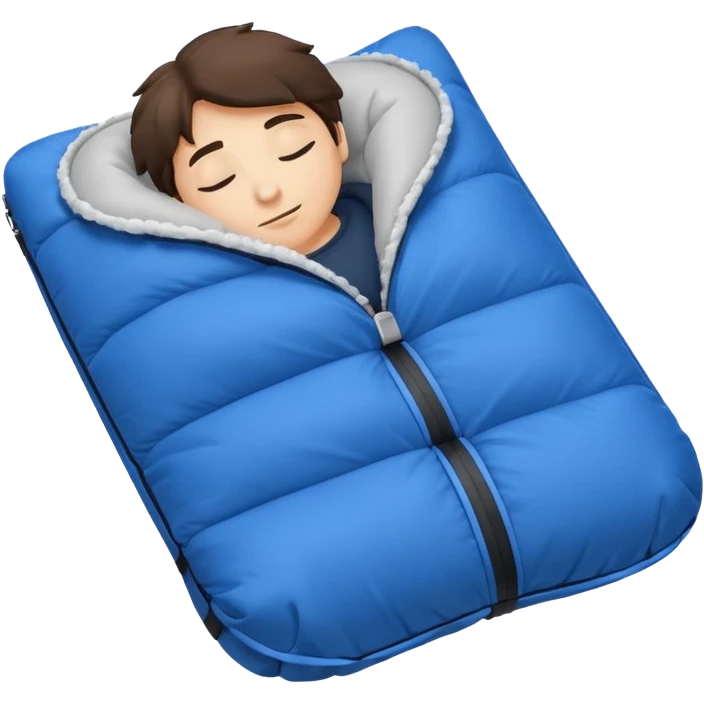 Camp Essentials, sleeping bag emoji