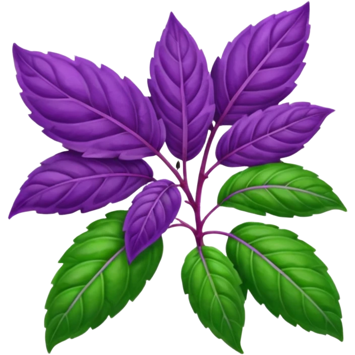 thai purple basil emoji