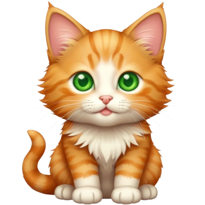 Ginger tabby kitten emoji