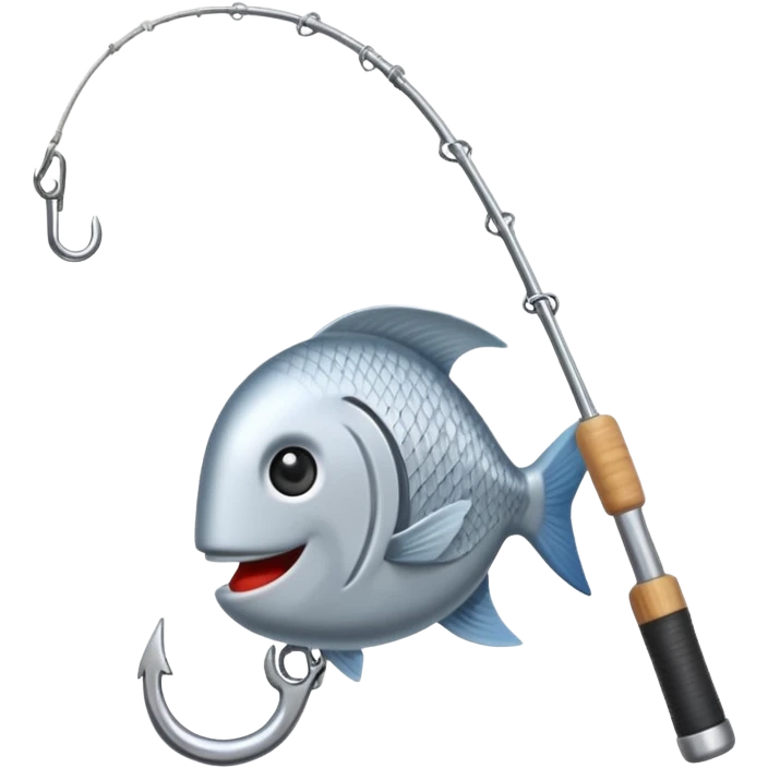 fishing rod hook emoji