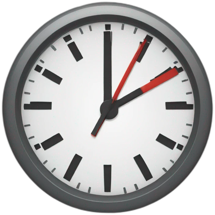 fast time clock emoji