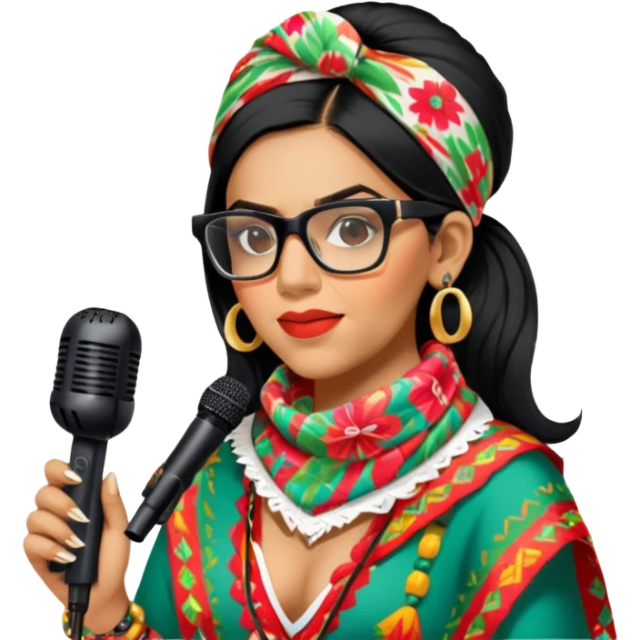 Colorful Singer emoji