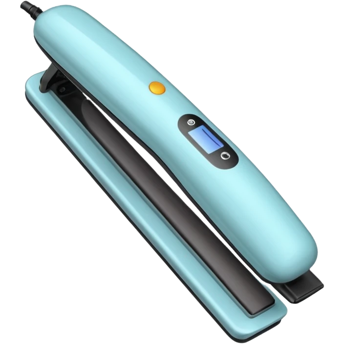 hair straightener emoji
