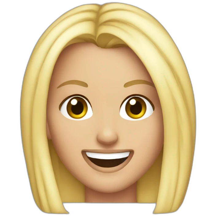 britney spears winking emoji