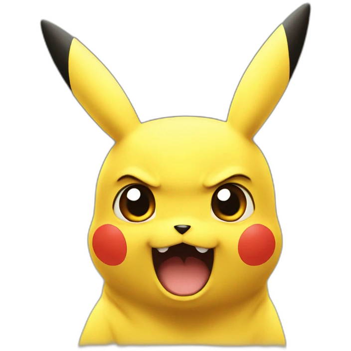 pikachu scared emoji