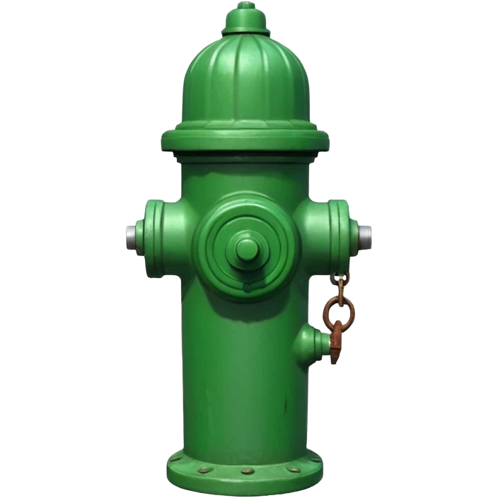 green fire hydrant emoji