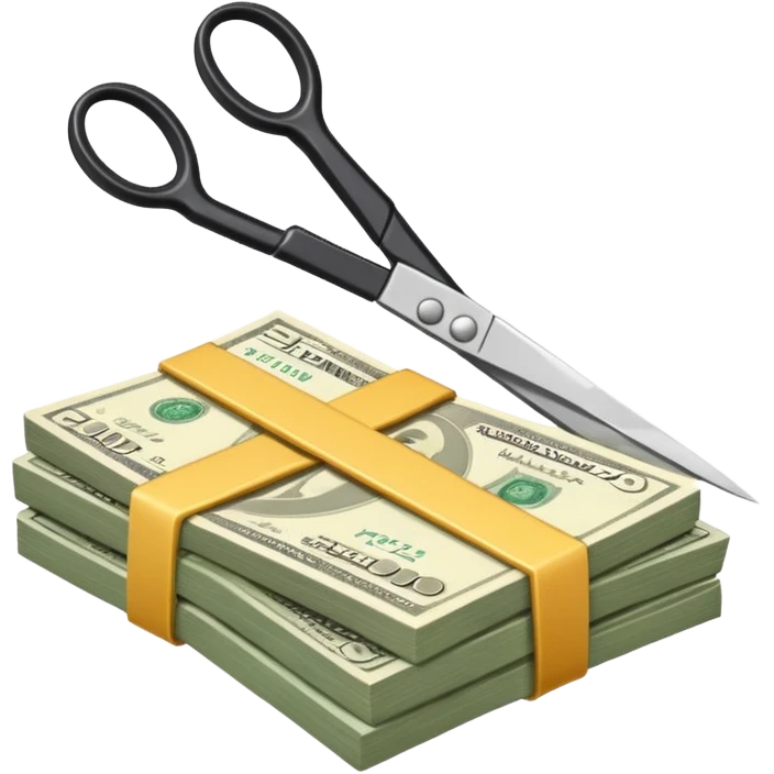 cutbacks icon emoji