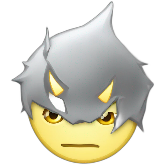 lightning black emoji