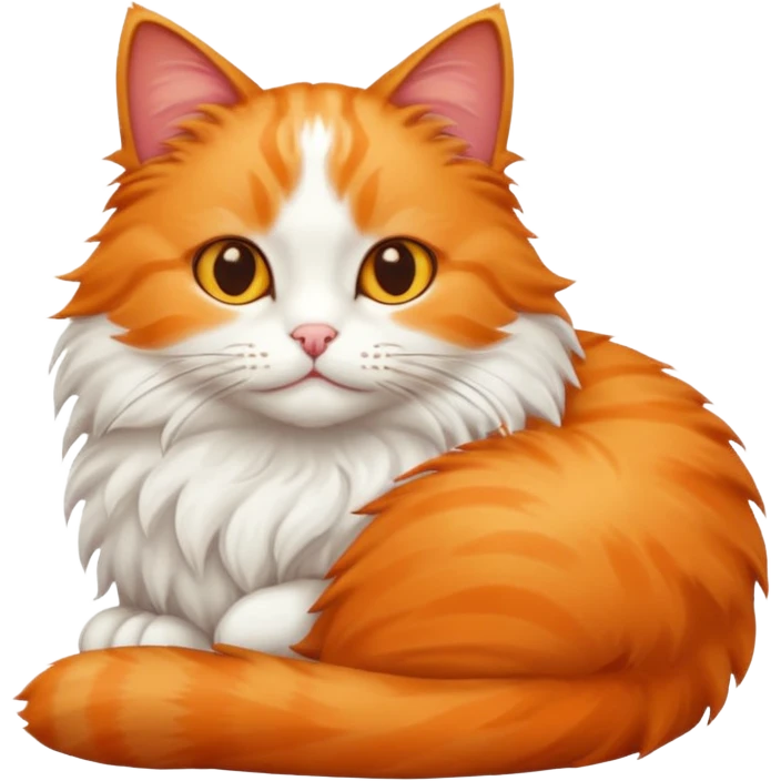 Cat chilling emoji