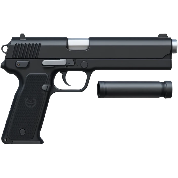 realistic usp-s with long silencer emoji