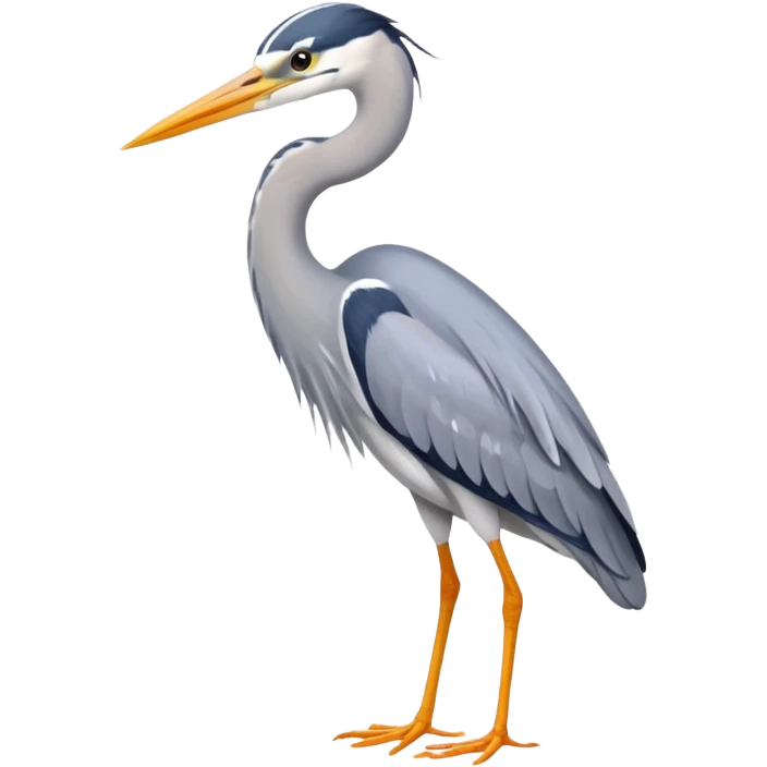 Grey Heron emoji