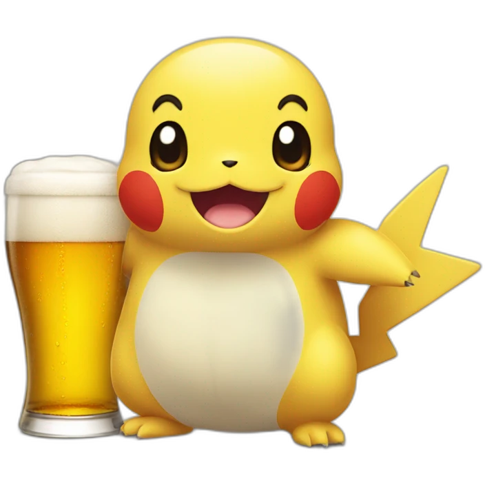 Pokémon bière emoji