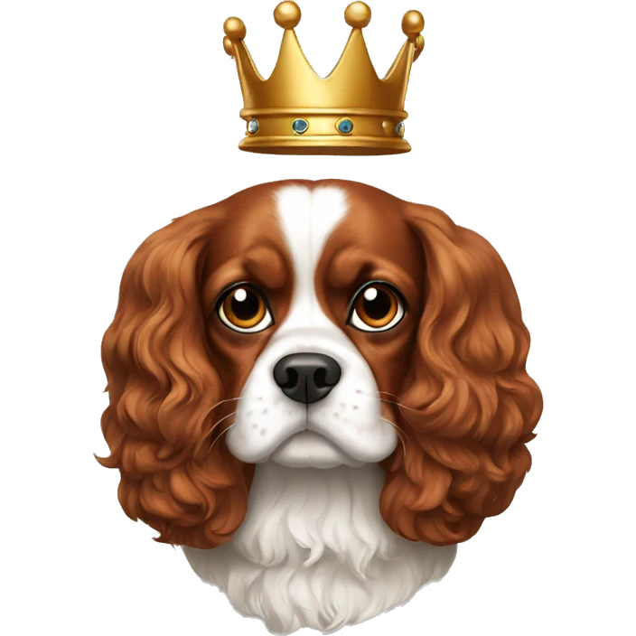 King cavalier dog  emoji