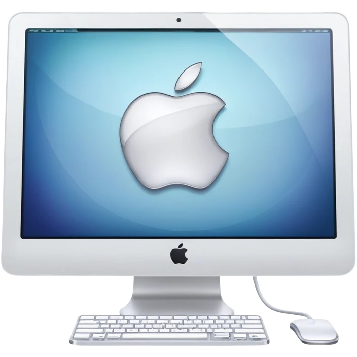 Apple iMac Y2K computer emoji