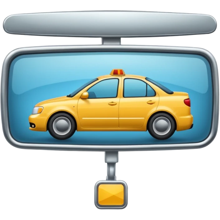 rear view mirror emoji