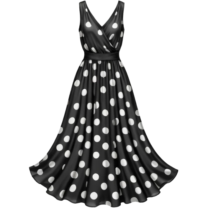 spotted dress emoji