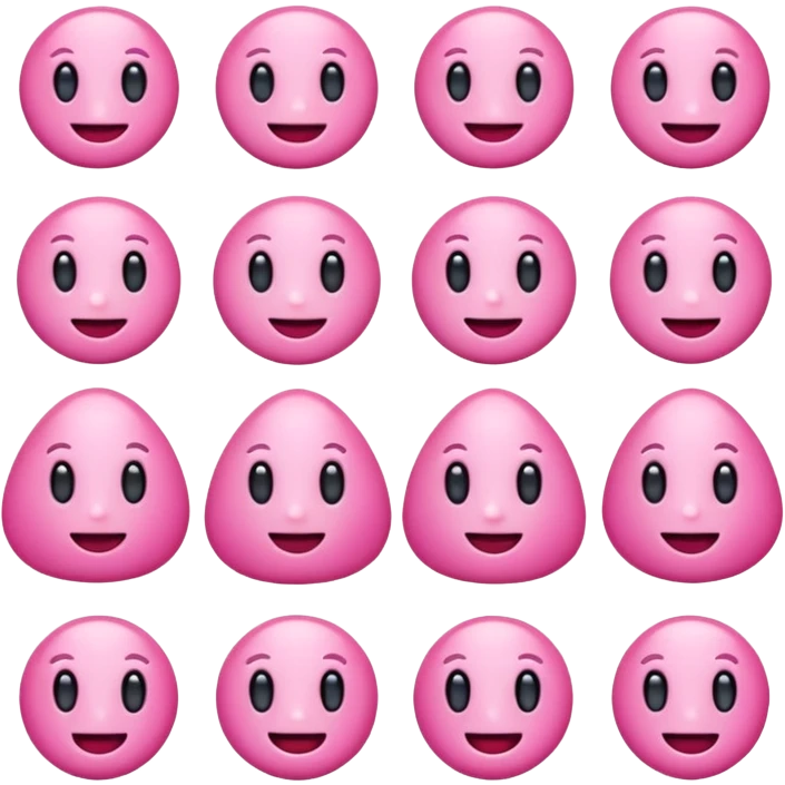 Pink emojis emoji