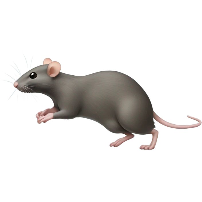 Rat running emoji