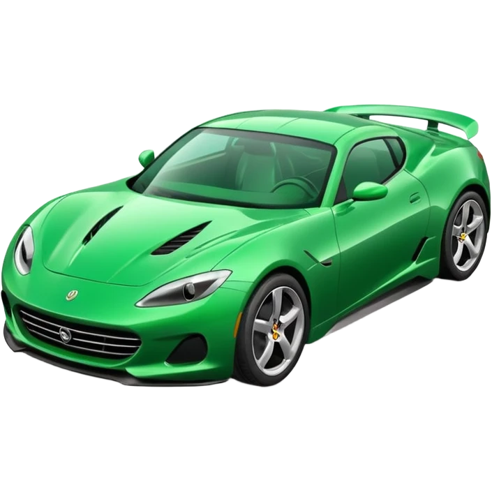 green sport car emoji