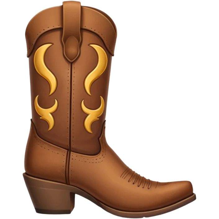 Cowboy boot emoji