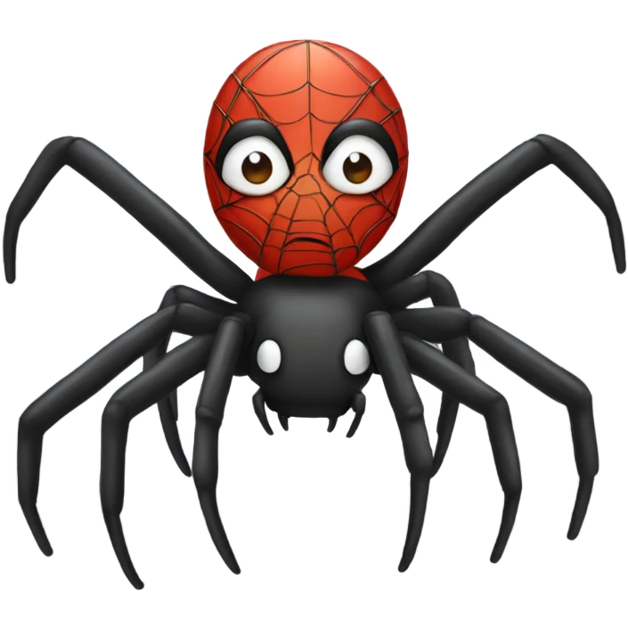 Man spider  emoji