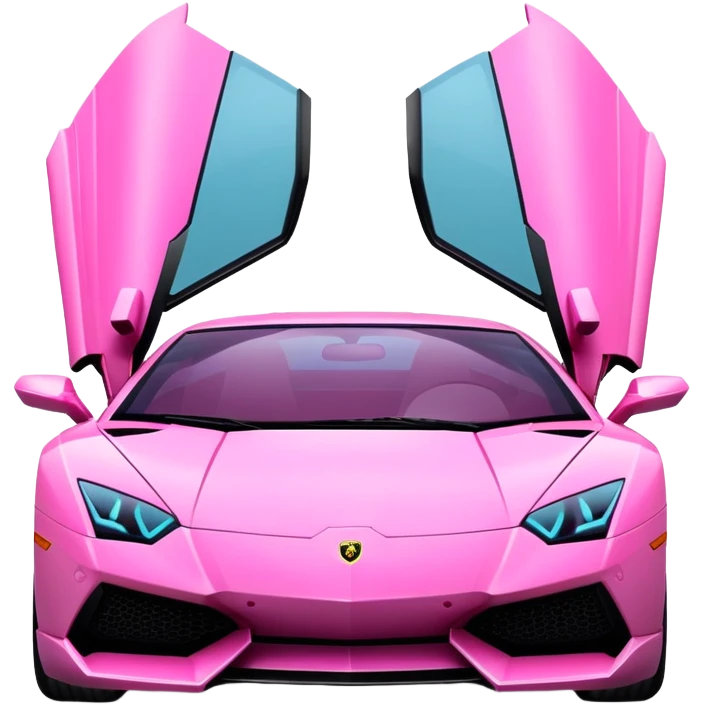 Pink lambo emoji